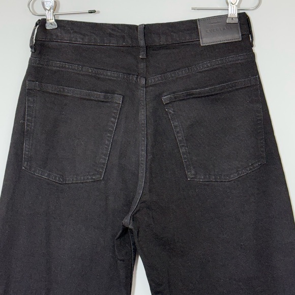 EVERLANE The Way High Jean Organic Cotton Black Size 27 High Rise 90s Minimalist - Picture 8 of 16